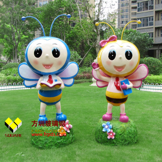 蜜蜂擺件玻璃鋼卡通雕塑