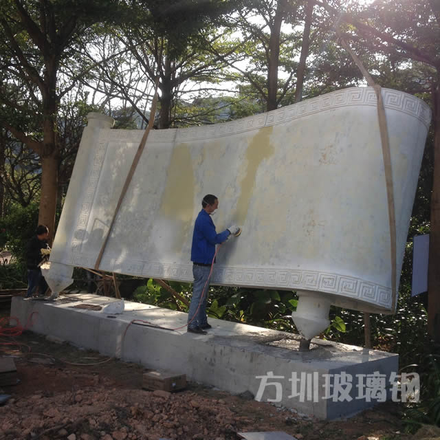 玻璃鋼浮雕壁畫(huà)起到了裝飾效果