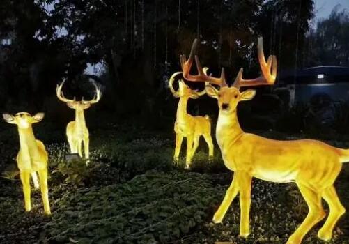 高顏值的景觀發(fā)光玻璃鋼雕塑設(shè)計(jì)